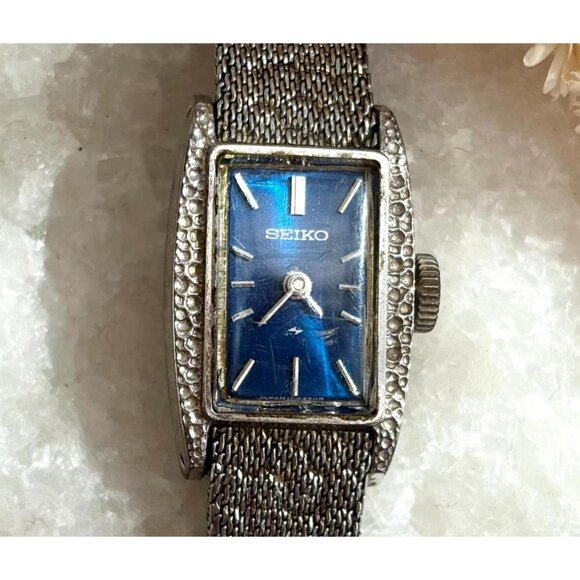 Seiko 11-3189 Silver Mechanical Ladies Vintage Wristwatch - 15mm - WORKS! - Picture 1 of 13
